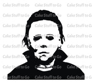 Halloween Michael Myers Edible Cake Topper