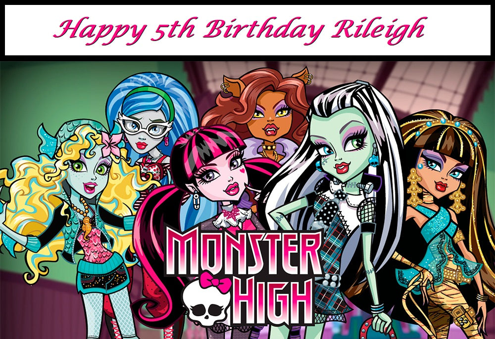 Monster High Edible Cake Topper Decoration