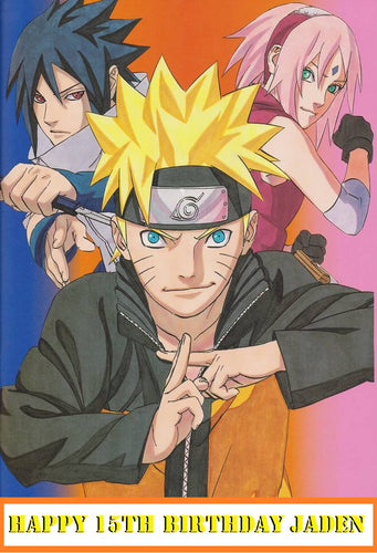 Naruto Edible Cake Topper Decoration