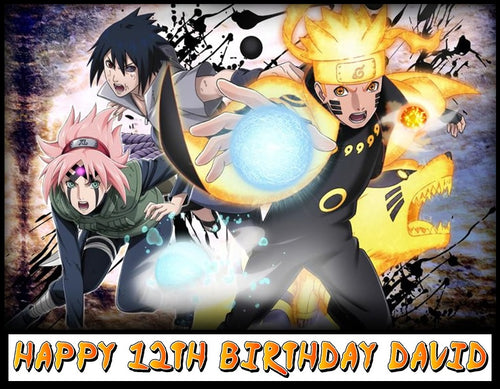 Naruto Edible Cake Topper Decoration