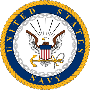 United States Navy Logo Edible Cake Topper Decoration
