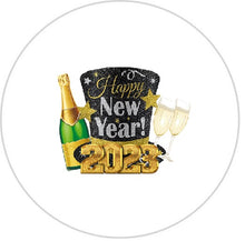 Load image into Gallery viewer, Happy New Year Edible Drink Cocktail Topper