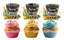 Load image into Gallery viewer, Happy New Year&#39;s 2023 Cupcake Toppers