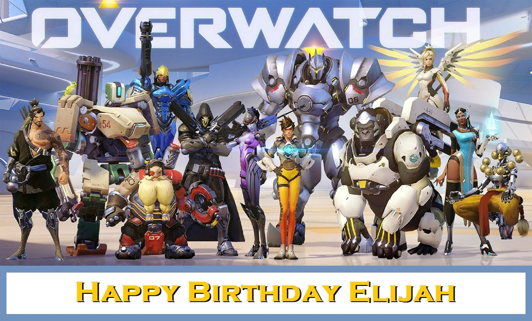 Overwatch Edible Cake Topper Decoration