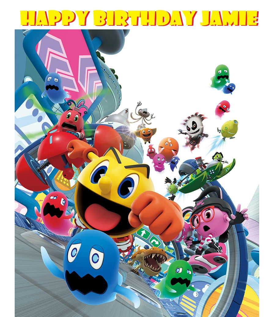 Pacman and the Ghostly Adventures Edible Cake Topper
