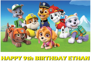 Paw Patrol Edible Cake Topper Decoration