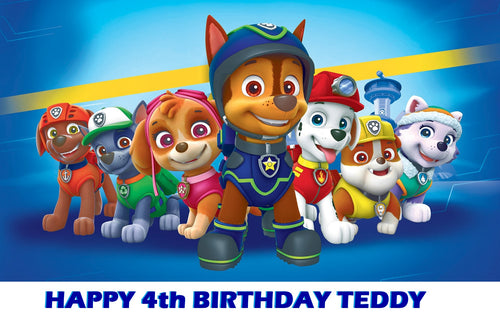 Paw Patrol Edible Cake Topper Decoration