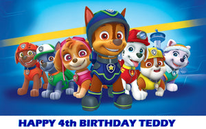 Paw Patrol Edible Cake Topper Decoration