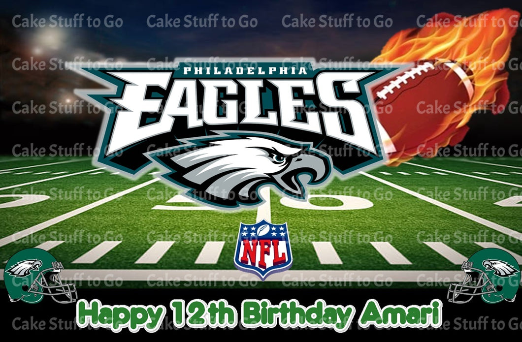Philadelphia Eagles Edible Cake Topper
