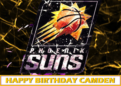 Phoenix Suns Edible Cake Topper