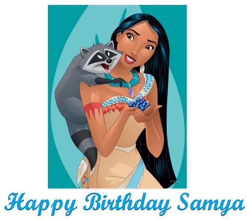 Pocahontas Edible Cake Topper Decorcation