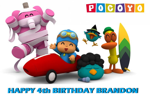 Pocoyo Edible Cake Topper Decoration