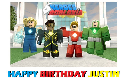 Roblox Edible Cake Topper Decoration