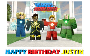 Roblox Edible Cake Topper Decoration