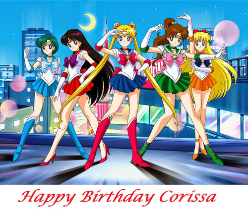 Sailor Moon Edible Cake Topper Decoration