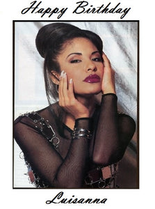 Selena Quintanilla Edible Cake Topper Decoration