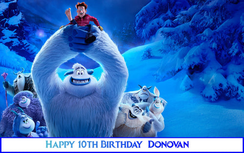 Small Foot Movie Edible Cake Topper