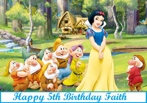 Snow White Edible Cake Topper Decoration