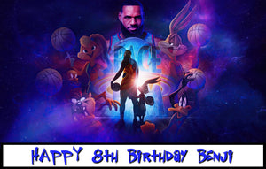 Space Jam New Legacy Edible Cake Topper Image Decoration