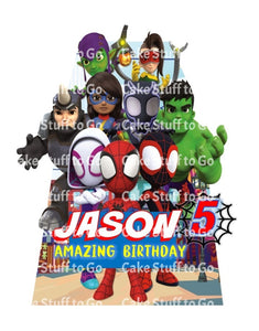 Spidey and his Amazing Friends Edible Cake Topper Image Decoration