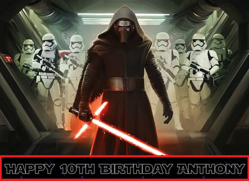 Star Wars Kylo Ren Edible Cake Topper Decoration