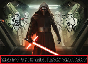 Star Wars Kylo Ren Edible Cake Topper Decoration