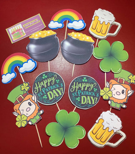 St. Patrick's Day Cupcake Toppers  Decorations
