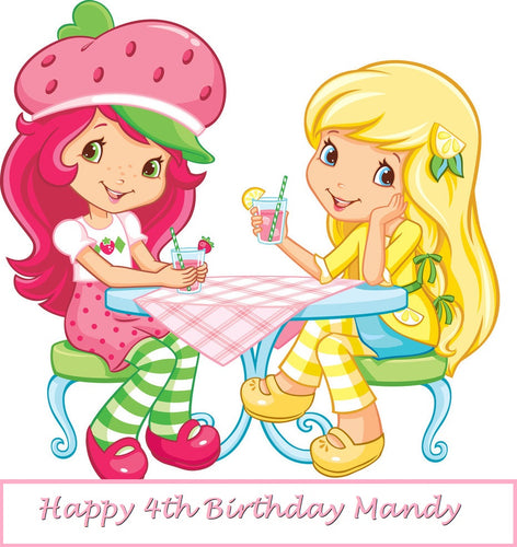Strawberry Shortcake Edible Cake Topper Decoration 3rd Generation