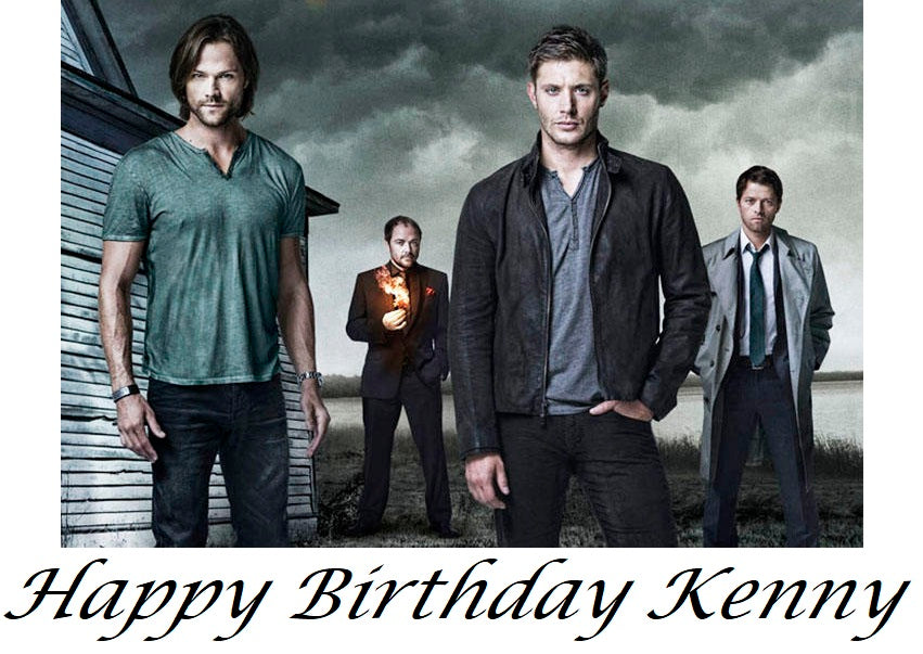 Supernatural Edible Cake Topper Decoration