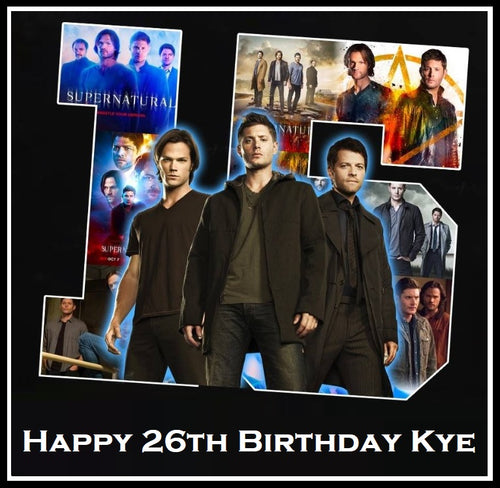 Supernatural Edible Cake Topper Decoration