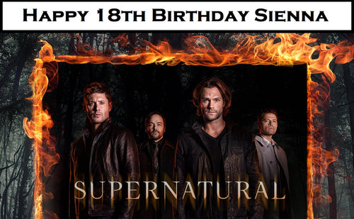 Supernatural Edible Cake Topper Decoration