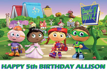 Load image into Gallery viewer, Super Why Edible Cake Topper Decoration