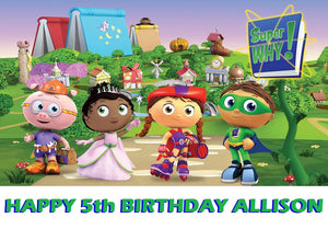 Super Why Edible Cake Topper Decoration