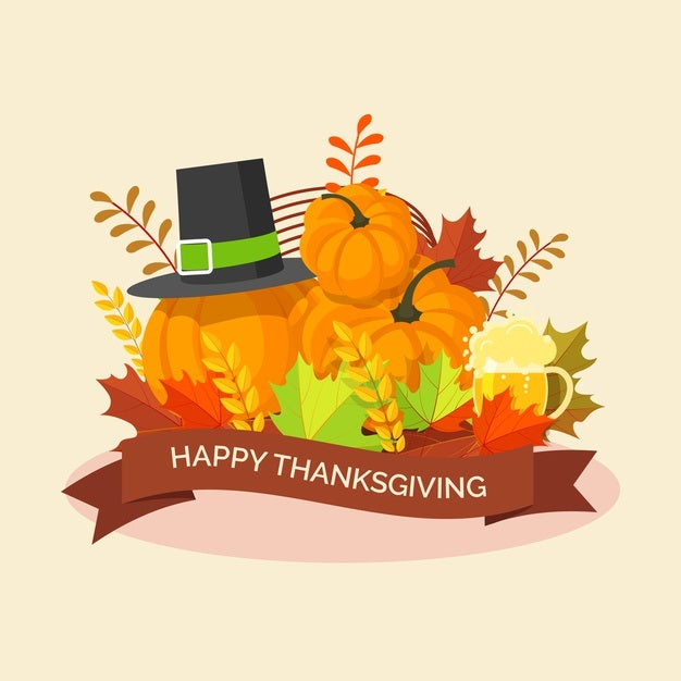 Happy Thanksgiving  Edible Cake Topper