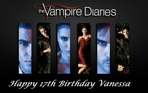 Vampire Diaries Edible Cake Topper Image