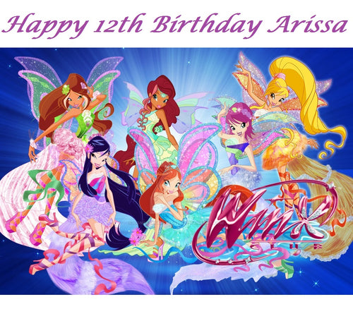 Winx Club Edible Cake Topper